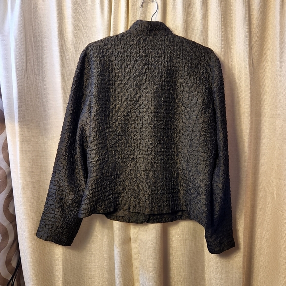 ✨ Vtg 90s Coldwater Creek Popcorn Jacket | M 💚 - Picture 7 of 7